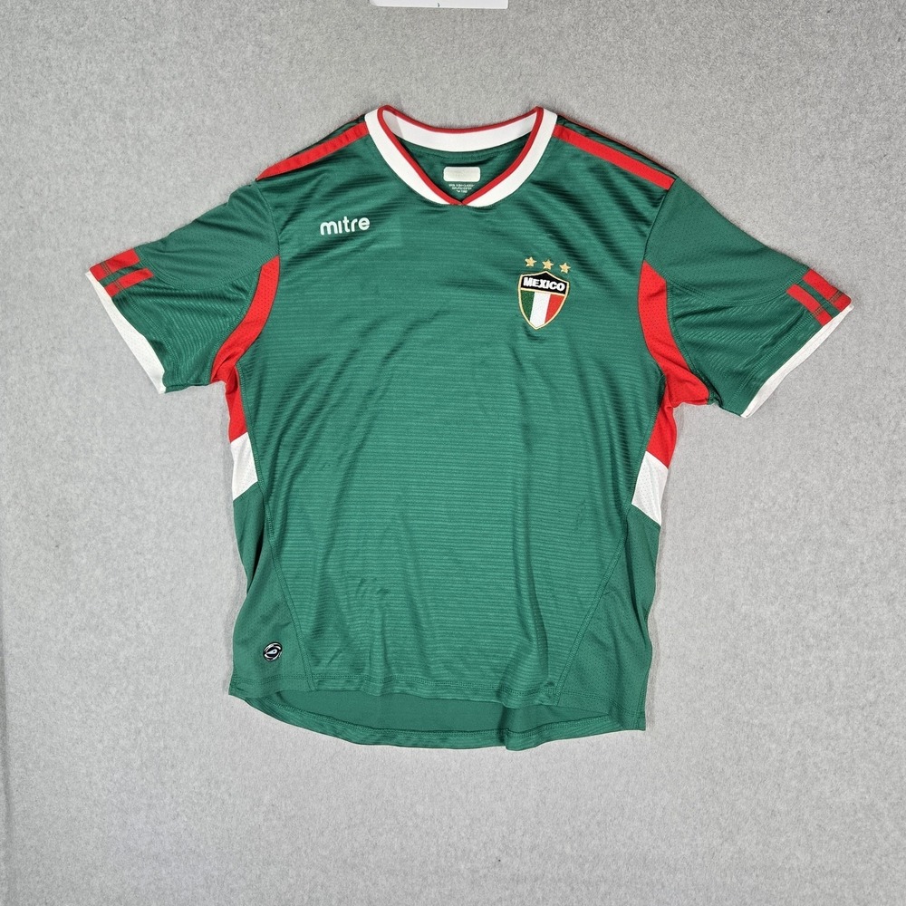 Mexico National Team FC Men Jersey L (36-38) Green 2009 Soccer Kit